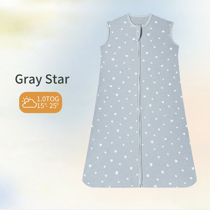 Saco-cama infantil INSULAR, colete, manta anti-susto para bebé, saco-cama anti-pontapé, algodão classe A, primavera, verão e outono.